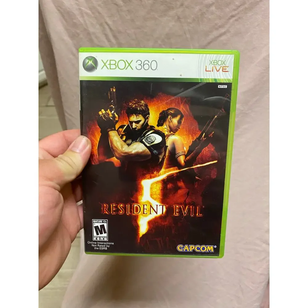 Resident Evil 5 - Microsoft Xbox 360 Complete w/ Manual CIB
